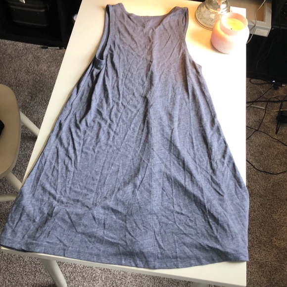 Madewell blue sleeveless shift dress - Picture 4 of 5
